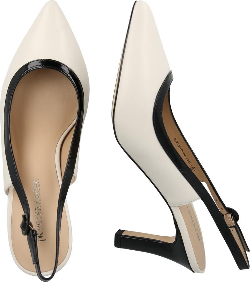 PETER KAISER Slingbacks Dames 79640l Maat: 35 5 Materiaal: Leer Kleur: Wit
