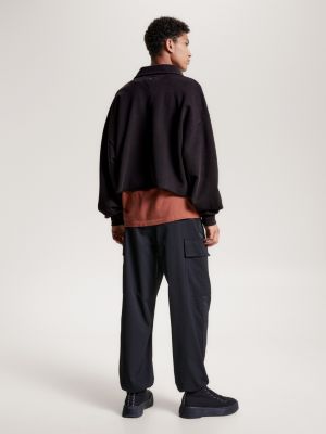 Camisa de rugby cropped com estampa