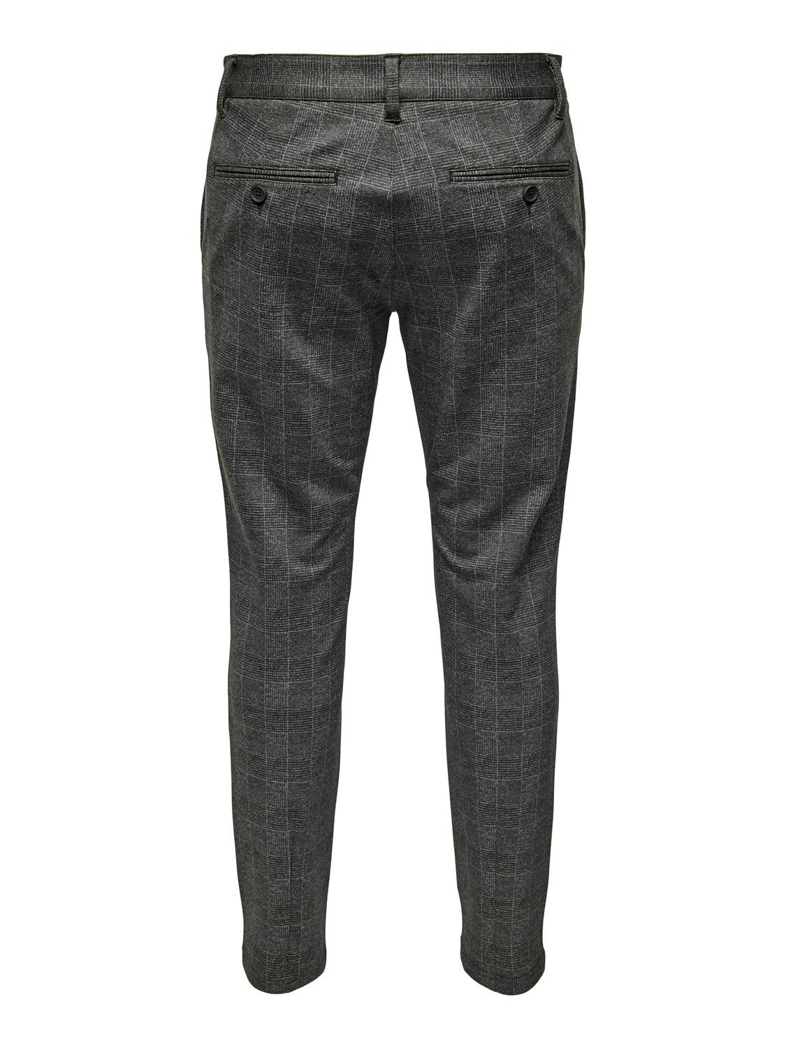 ONSMARK Slim Fit Chino Hose Black