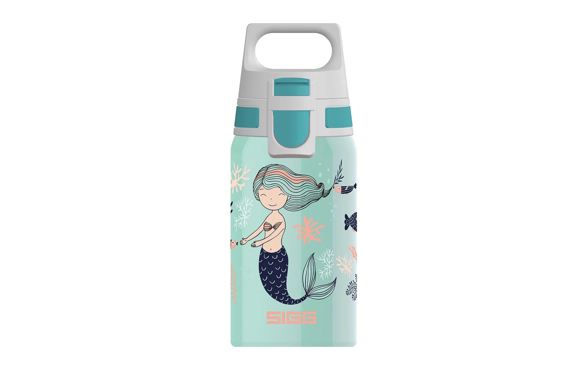 Trinkflasche Shield One Atlantis 500 mlEinwandige Kinder-Trinkflasche aus Edelstahl