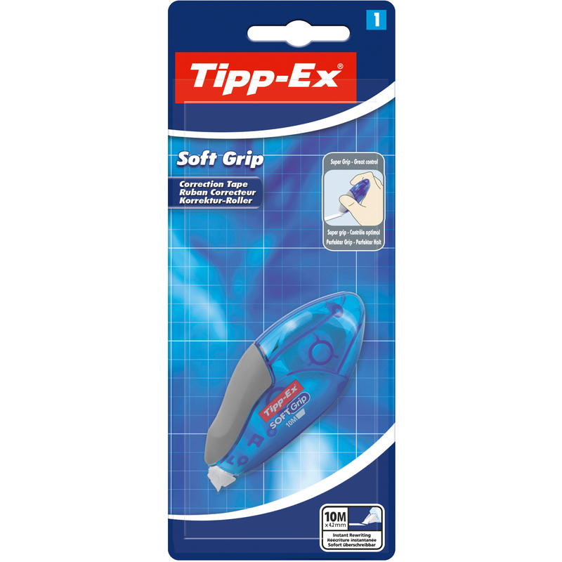 Tipp-Ex Korrekturroller Soft Grip, 10 m
