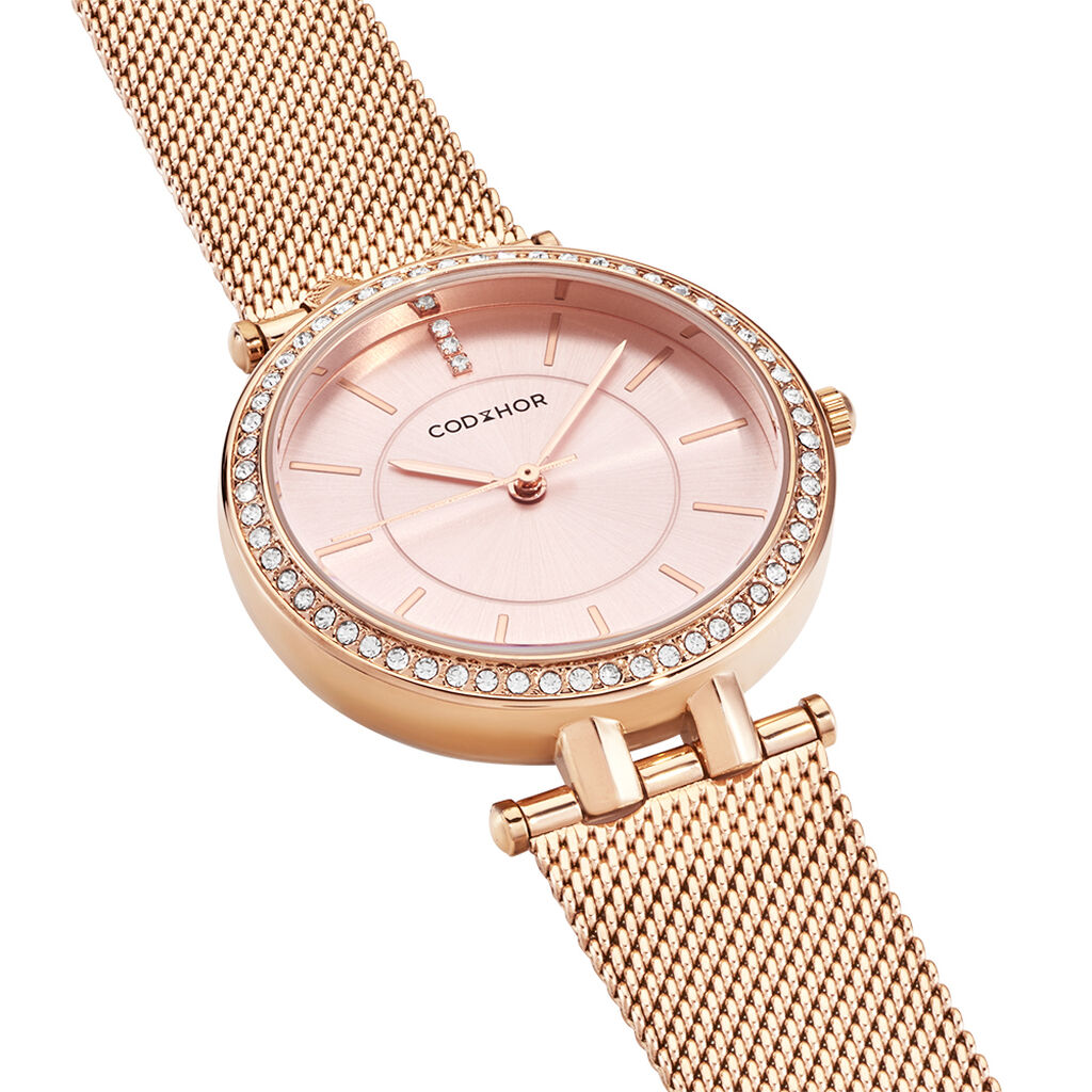 Montre Codhor Celinia Doré Rose