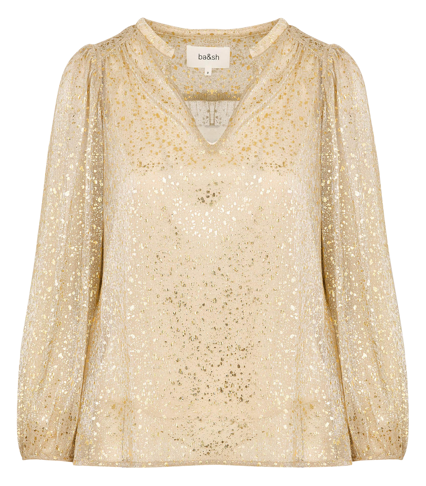 CURTIS - Blouse ample manches longues | Doré