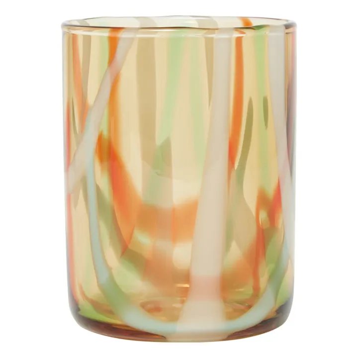 Tressé Verre effet tie & dye | Orange