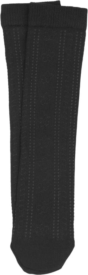 Sui Ava Favorite Socks Black w. flowers