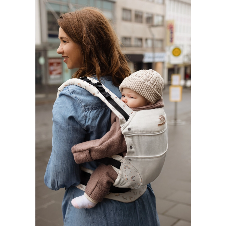 manduca Babytrage First LimitedEdition RainbowDay