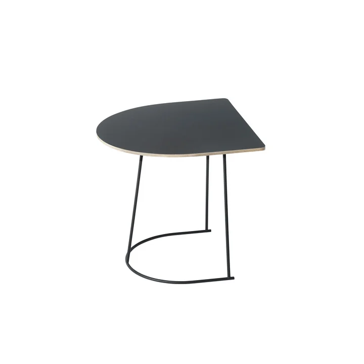 Muuto - Airy Coffee Table, Half Size, schwarz