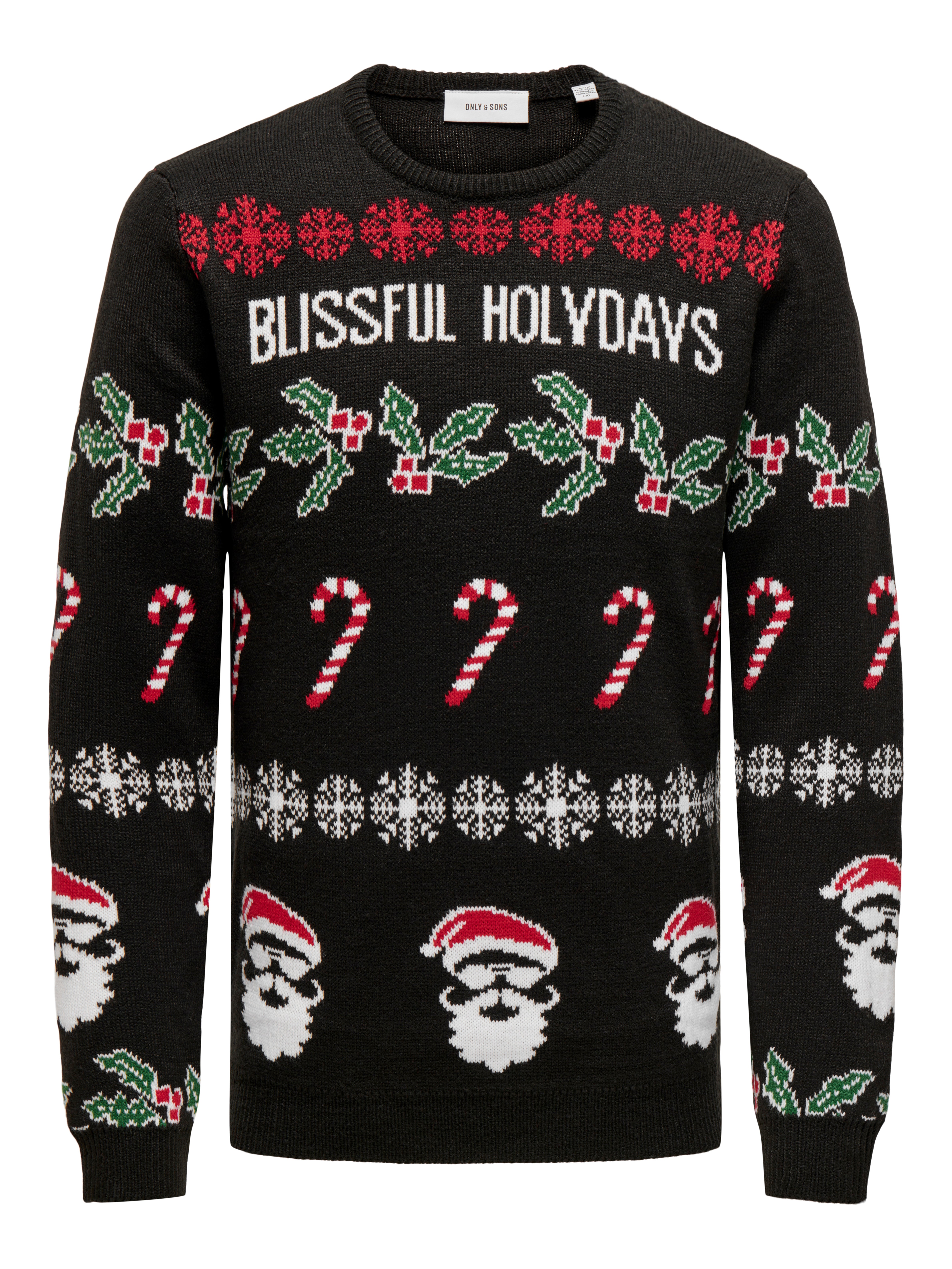 ONSXMAS Pullover Black