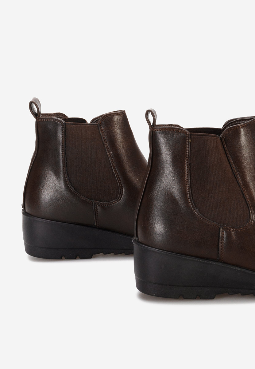 Bottines compensées bruns Eluisa