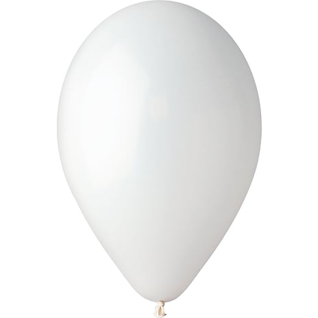 Latexballoner30 cm 6-pak - hvid