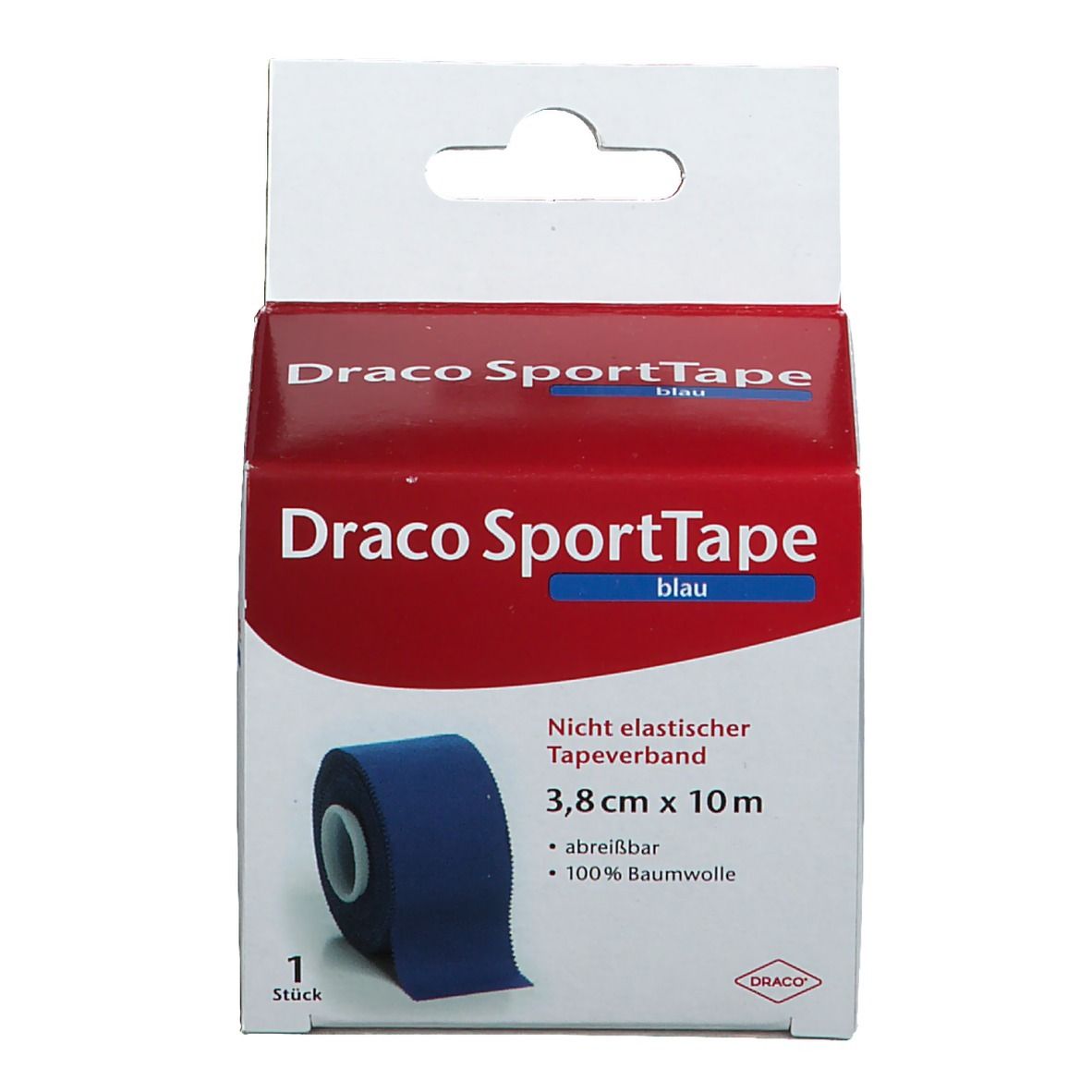 Draco SportTape 3,8 cm x 10 m blau