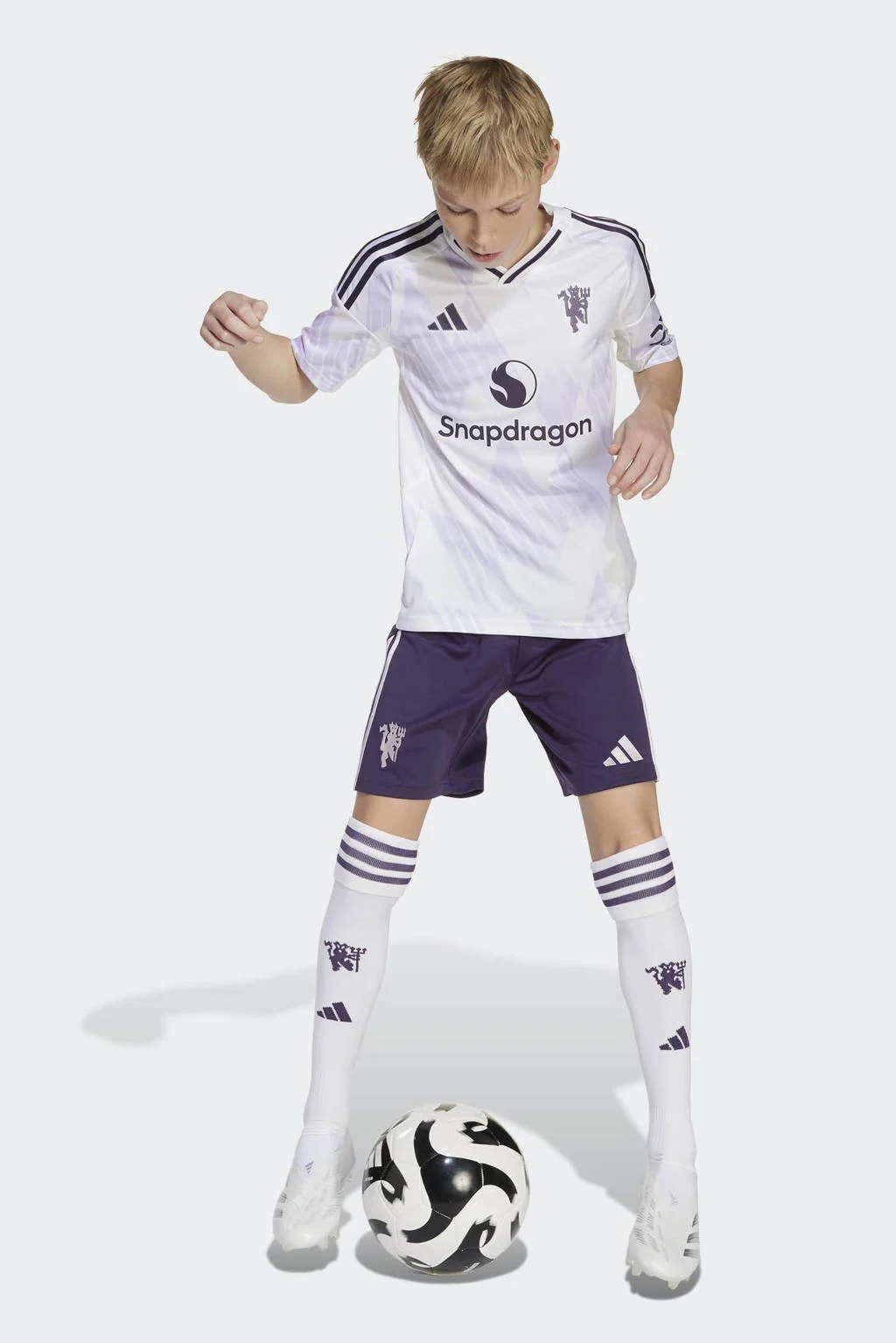 adidas Performance Junior Manchester United voetbalshirt Uit