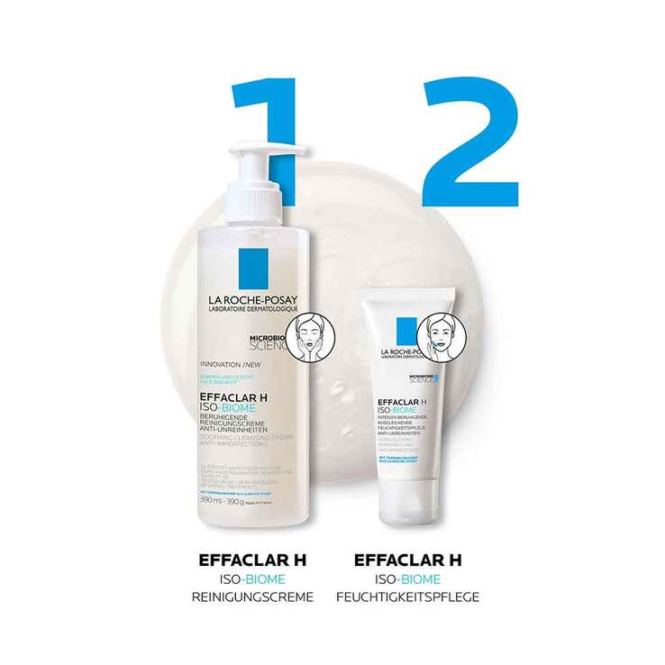 La Roche Posay Effaclar H Iso-Biome Reinigungscreme, 390 ml