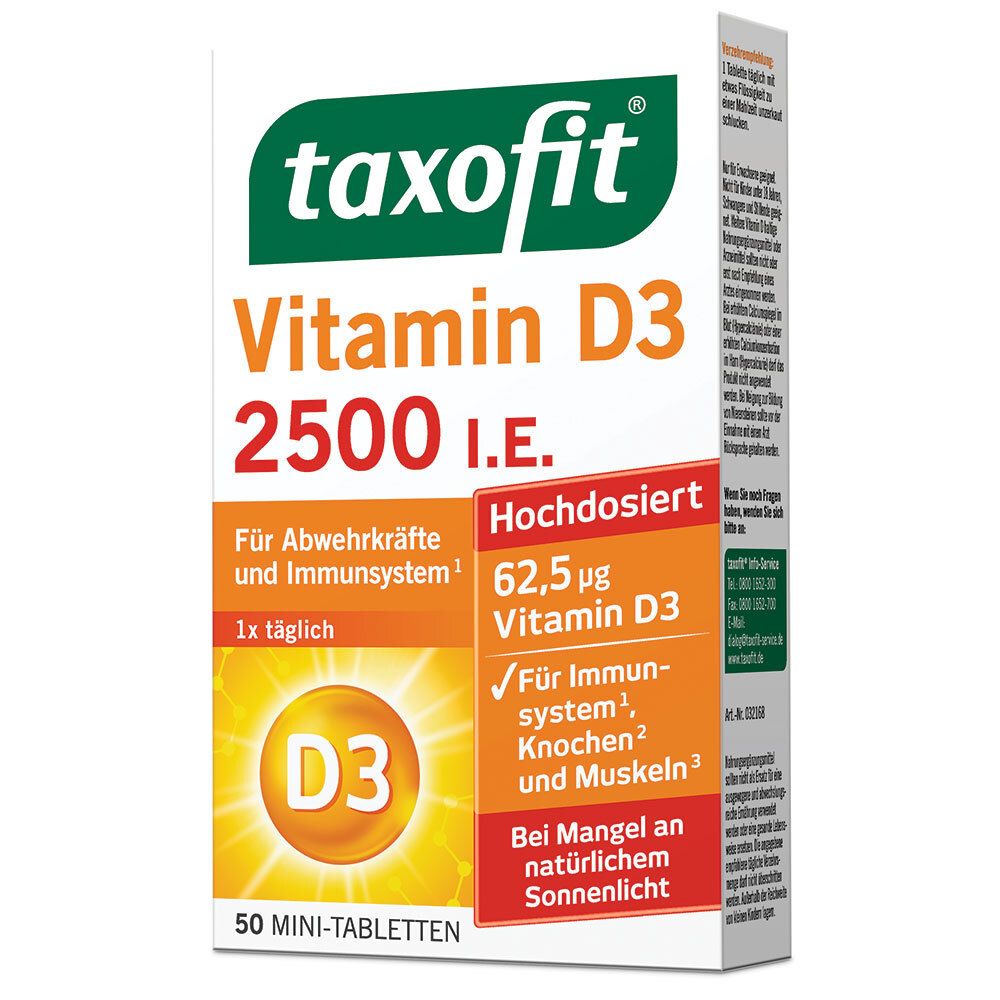 taxofit® Vitamin D3 2500 I.E.