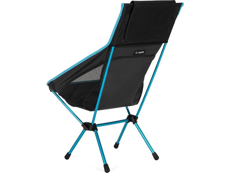 HELINOX Chair One Highback (re) Schwarz/Türkis Stuhl mit Aluminiumlegierung