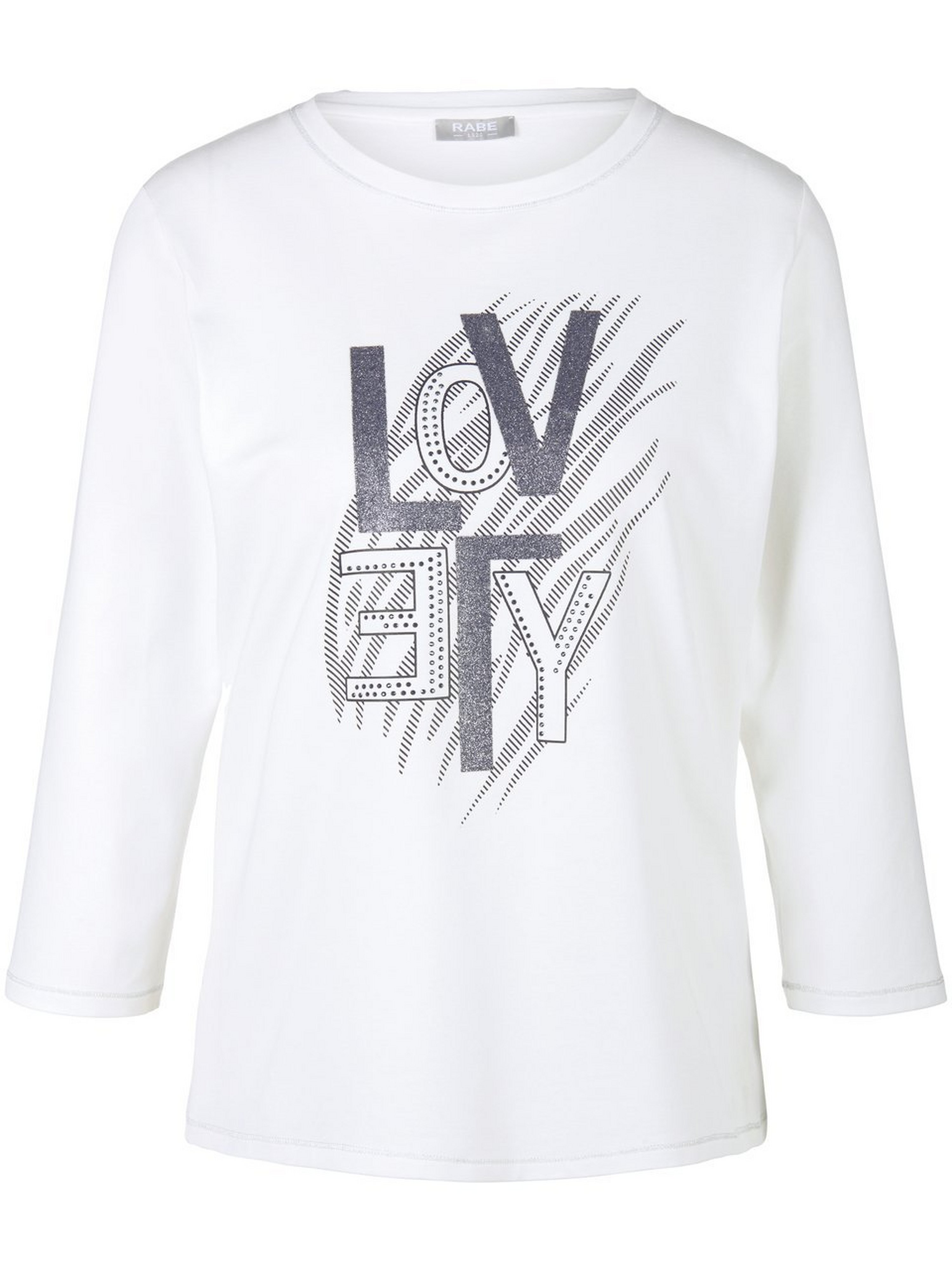 Rundhals-Shirt mit 3/4-Arm