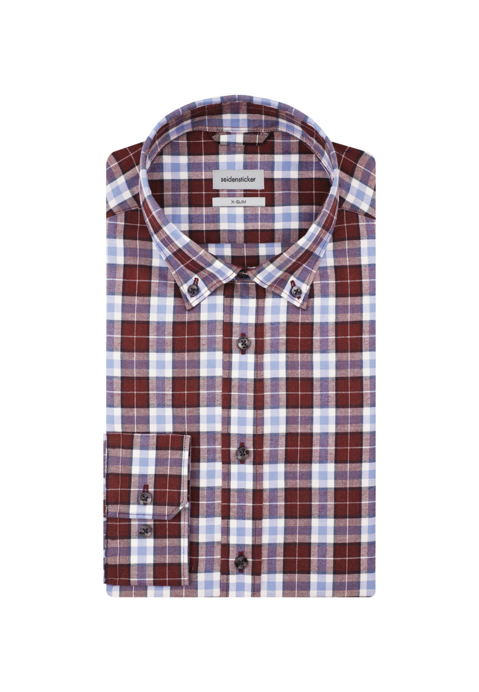 Seidensticker| Herren Flanellhemd X-Slim