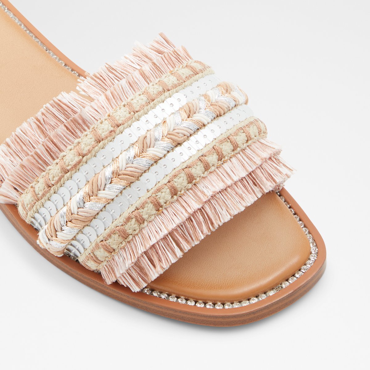 Rockyy Light Pink Women Flat Sandals