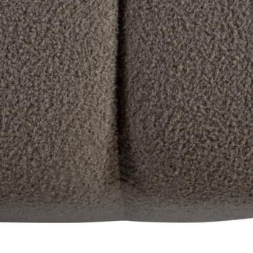 KARWEI poef Erie taupe bouclé stof
