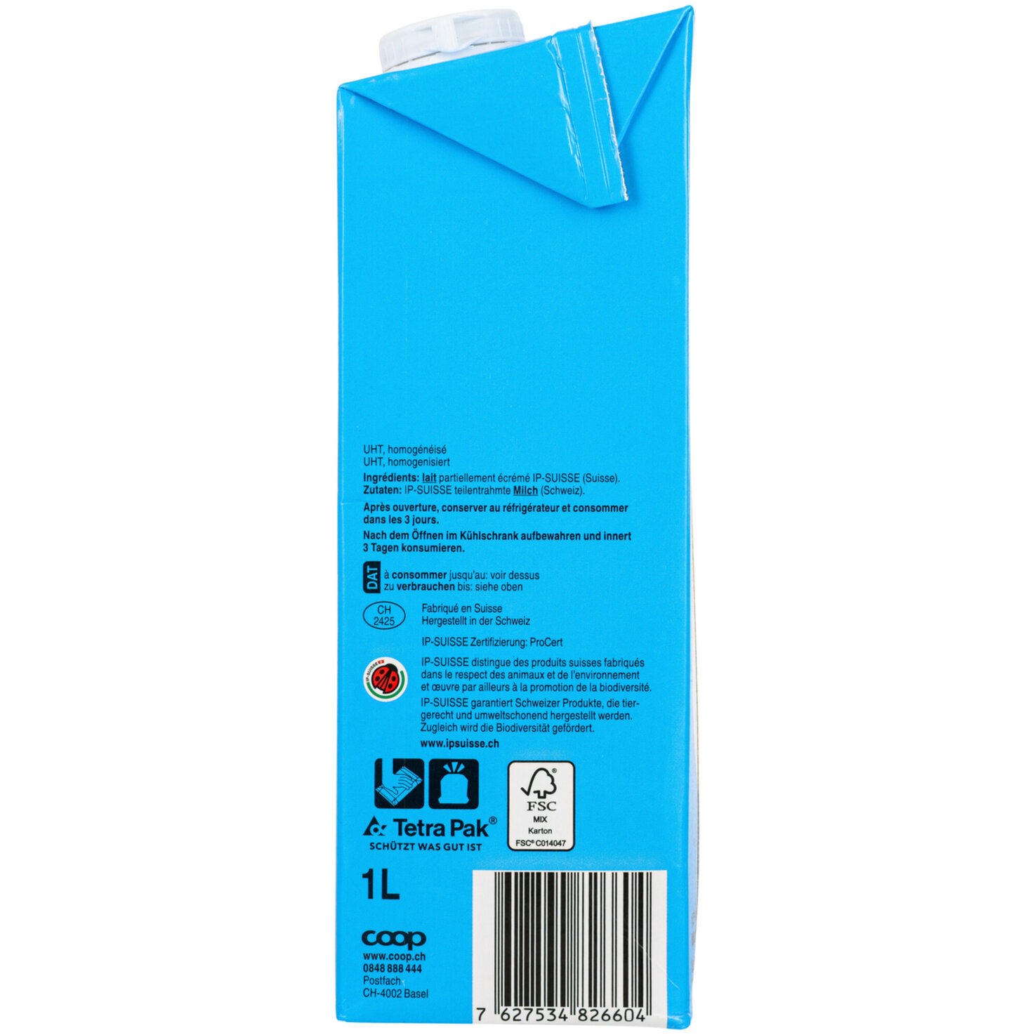 Milchdrink UHT 1.5% Edge IP-Suisse -