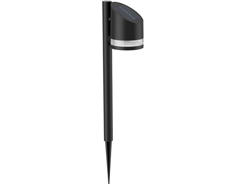 Philips Solar Fyve Sockelleuchte Spiess, Lichtsensor, 2700K Sockel-/Wegeleuchte