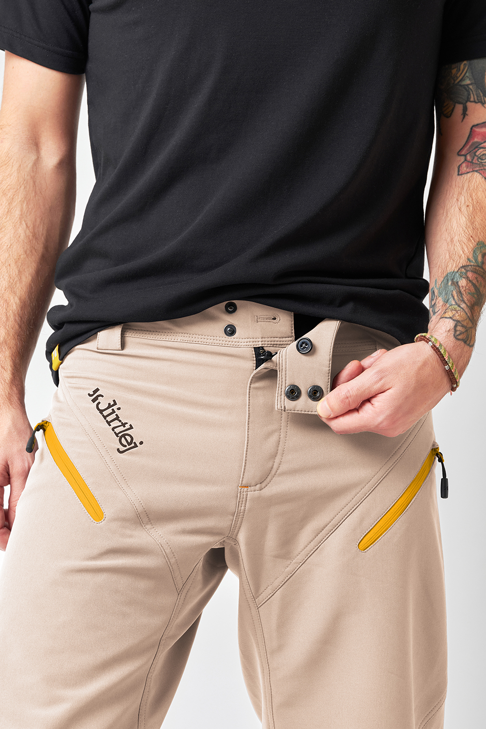 Dirtlej Trailscout Sommer MTB Shorts Beige