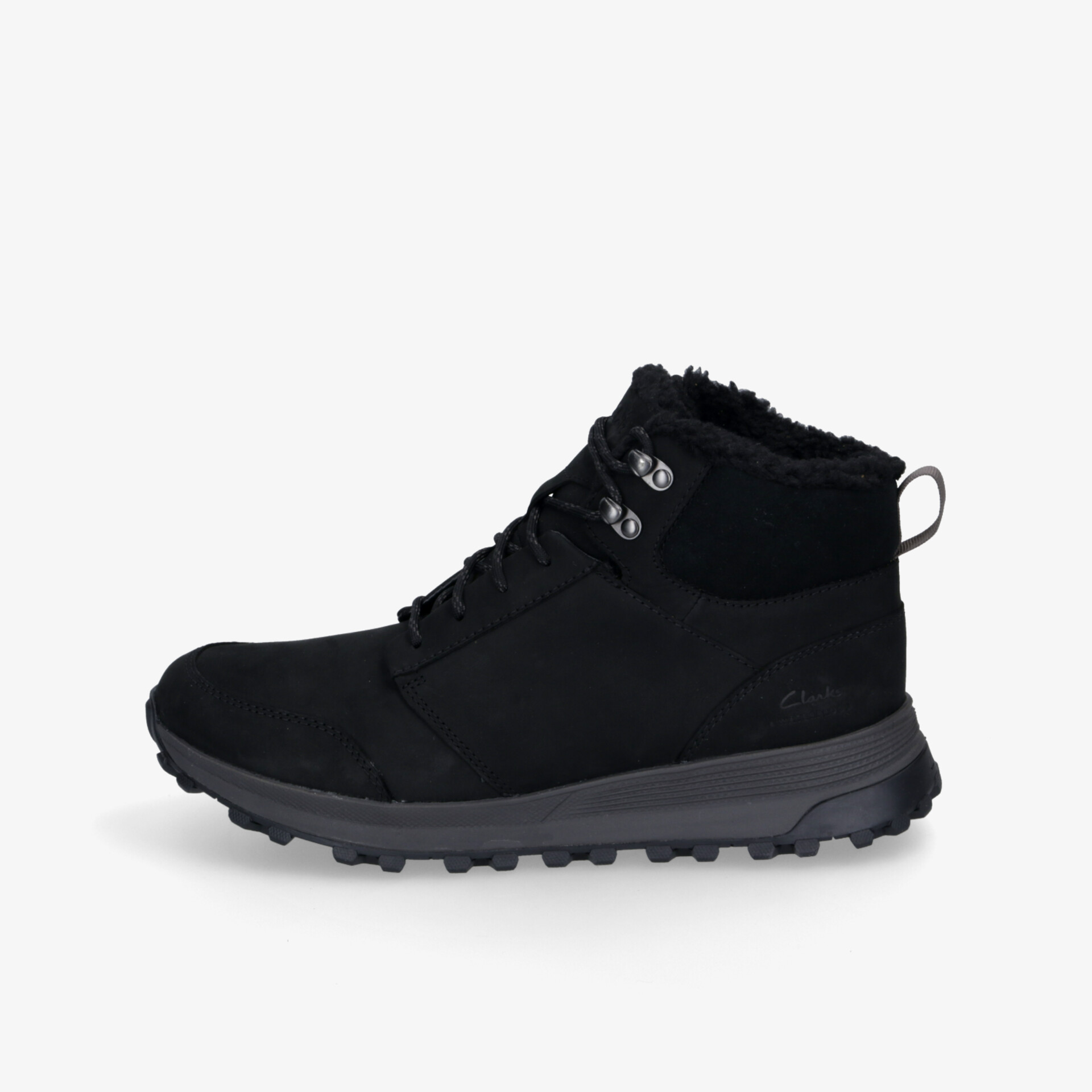 Clarks ATL Trek Up WP Black WLined Lea Herren Schnürboots
