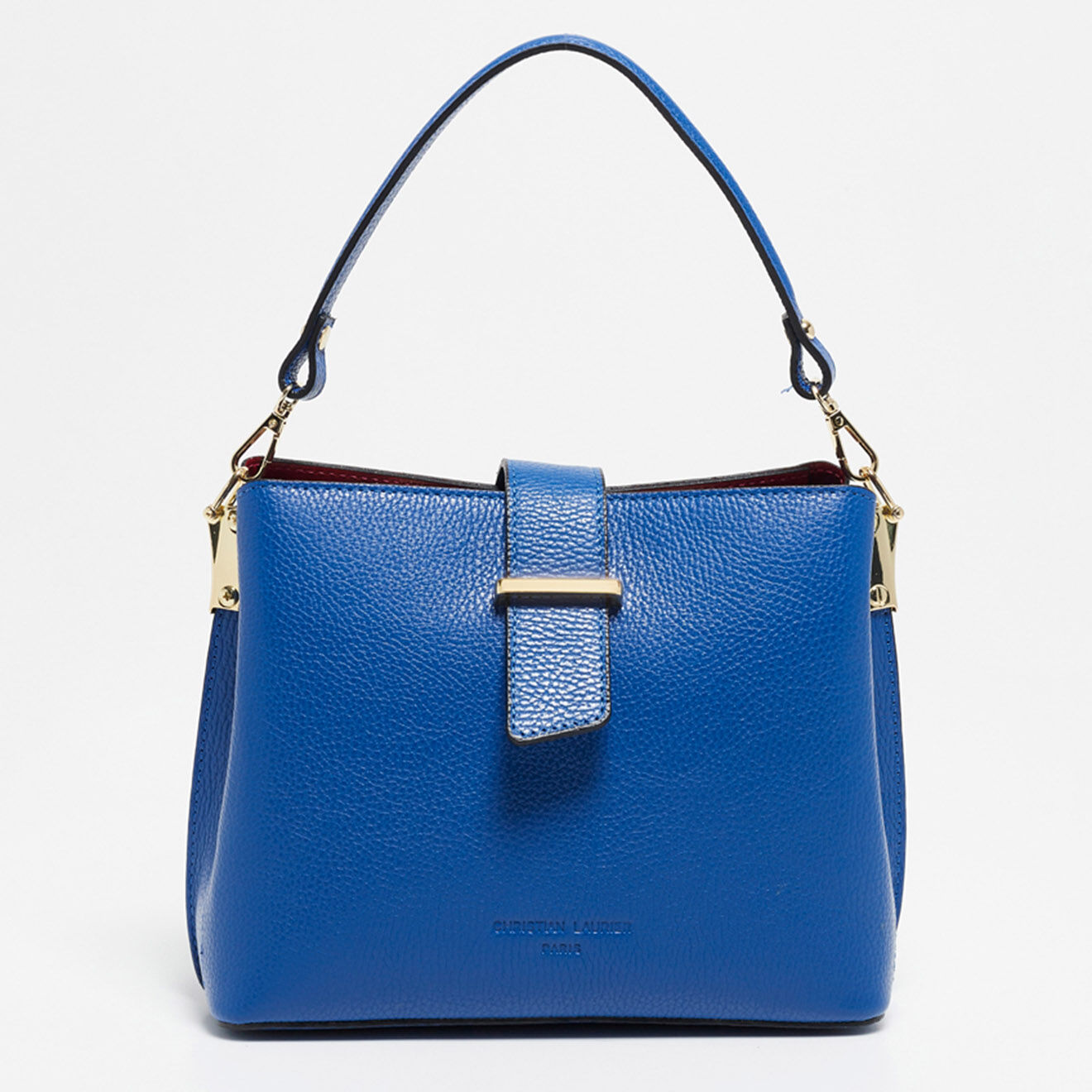 Christian Laurier Sac à main en Cuir Lessie bleu  - 25x21x12.5 cm