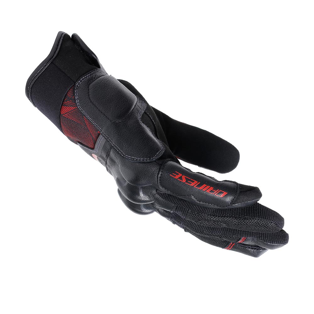 Dainese - Gants Ermex Noir / Rouge fluo