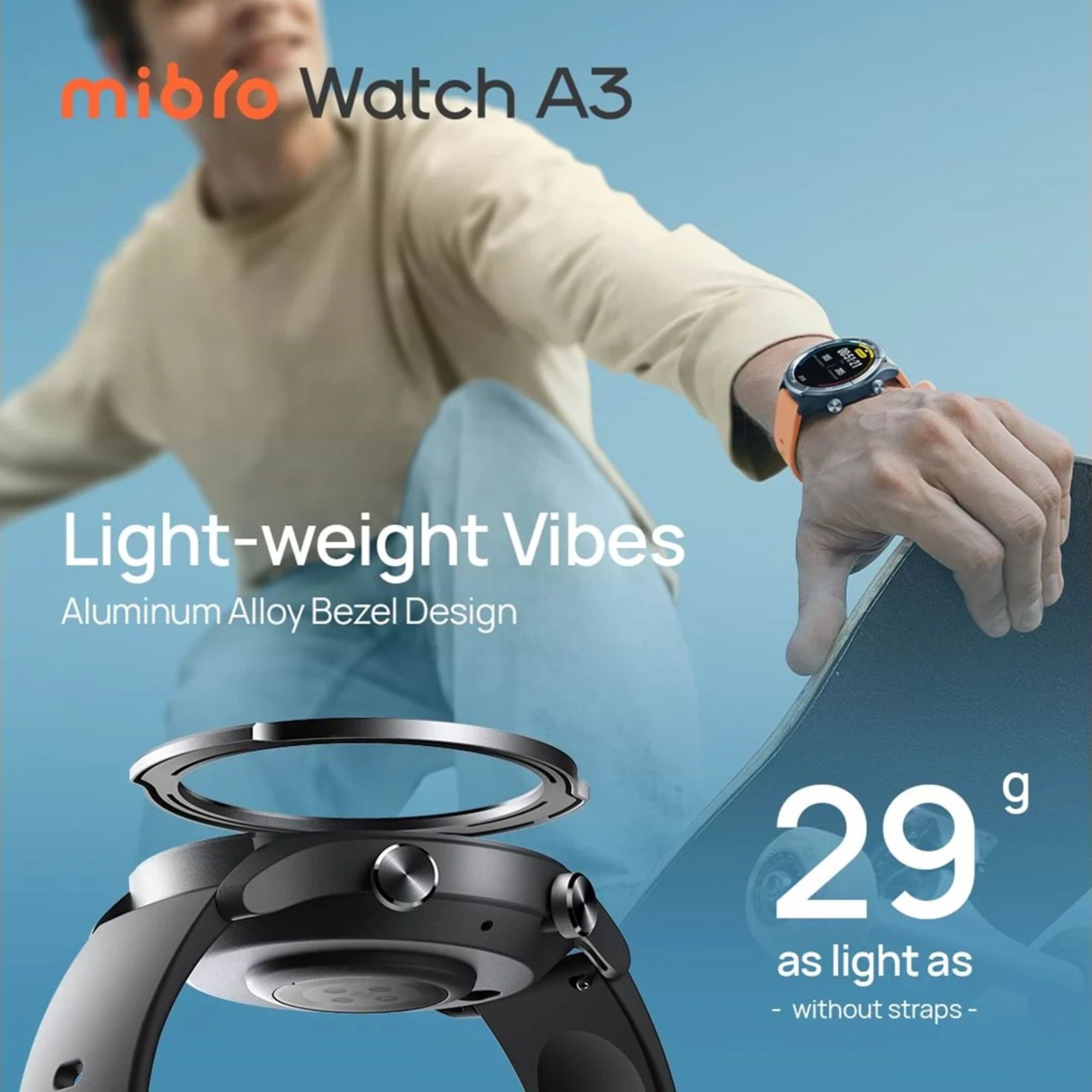 Mibro Watch A3 Smartklokke Mørk Grå
