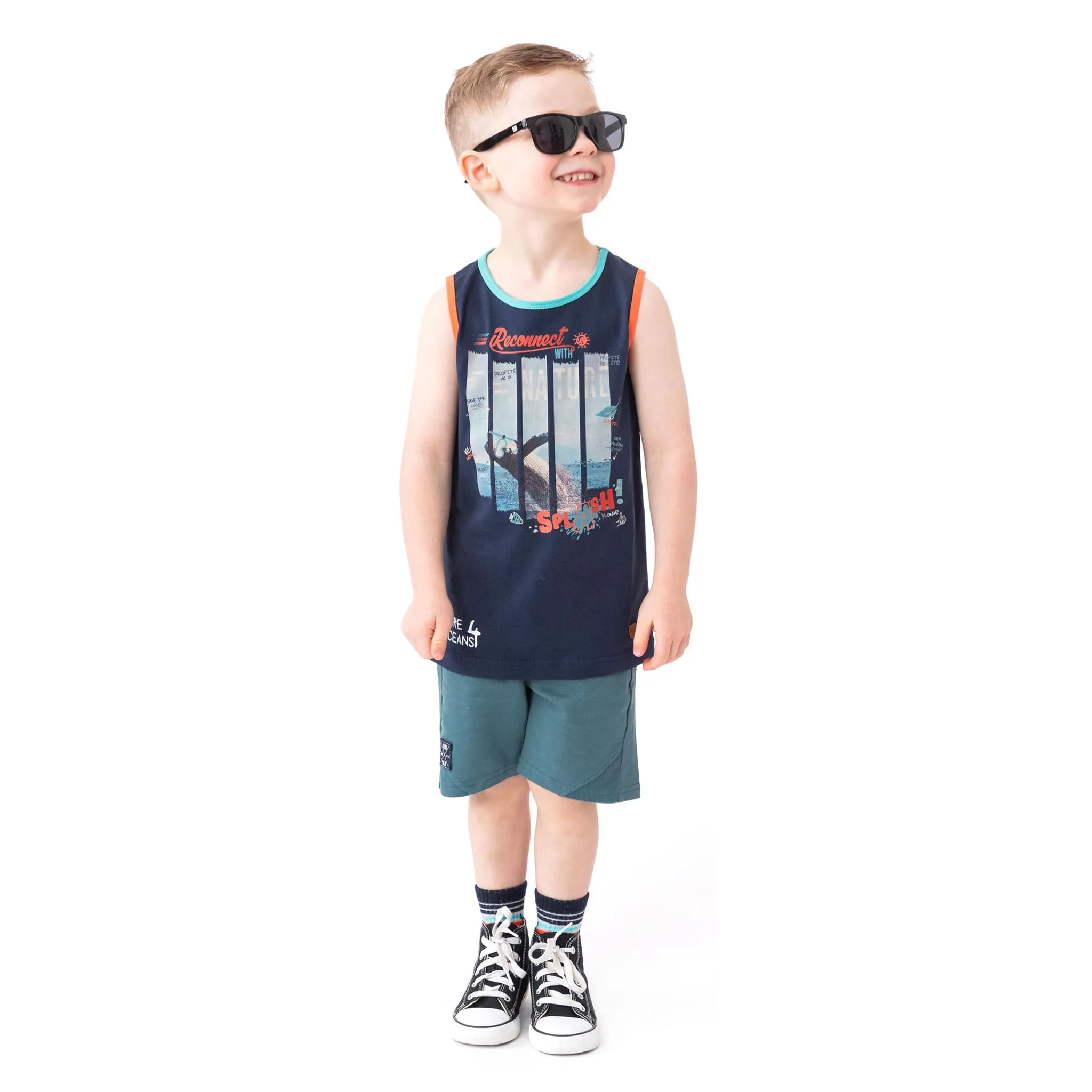 Nanö Lunette de Soleil Noir 2-8ans