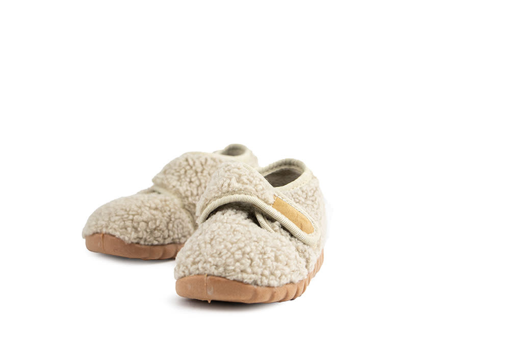 Fischer Pantoffel Sand Teddy