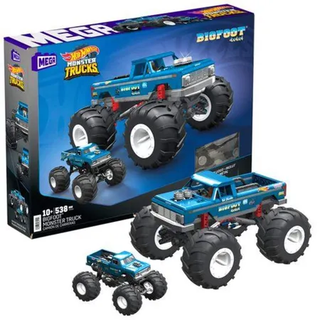 Mattel Hot Wheels MEGA Bauset Bigfoot Monster Truck mit 538 Teilen