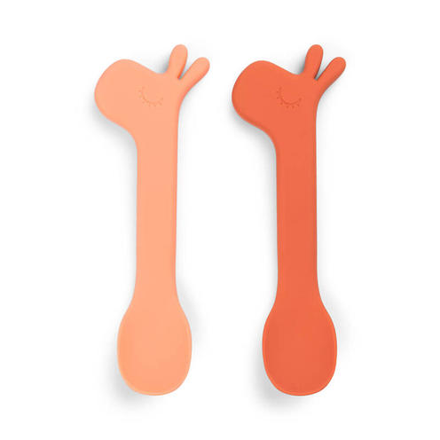 Lot de 2 Cuillères Silicone LALEE Papaye - DONE BY DEER