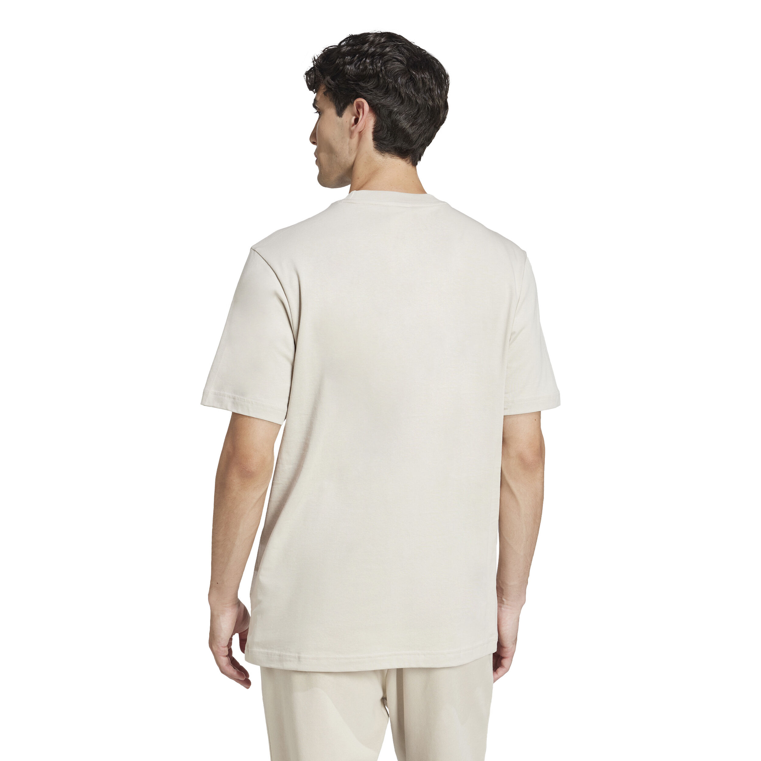 adidas Essentials Small Logo T-shirt Hommes - Gris