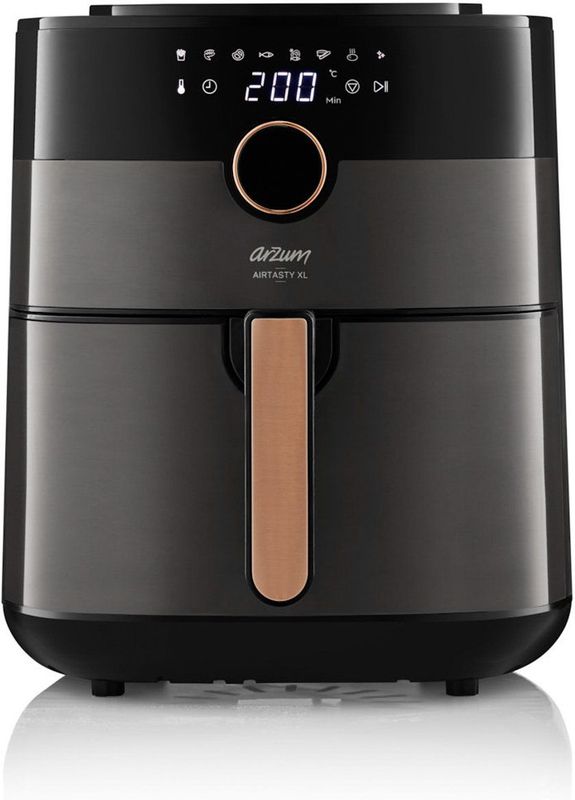 Arzum - Airtasty XL - Heteluchtfriteuse - Zwart/Koper - 6 Liter - 1750W