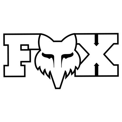 Stickers Fox F HEAD X 3