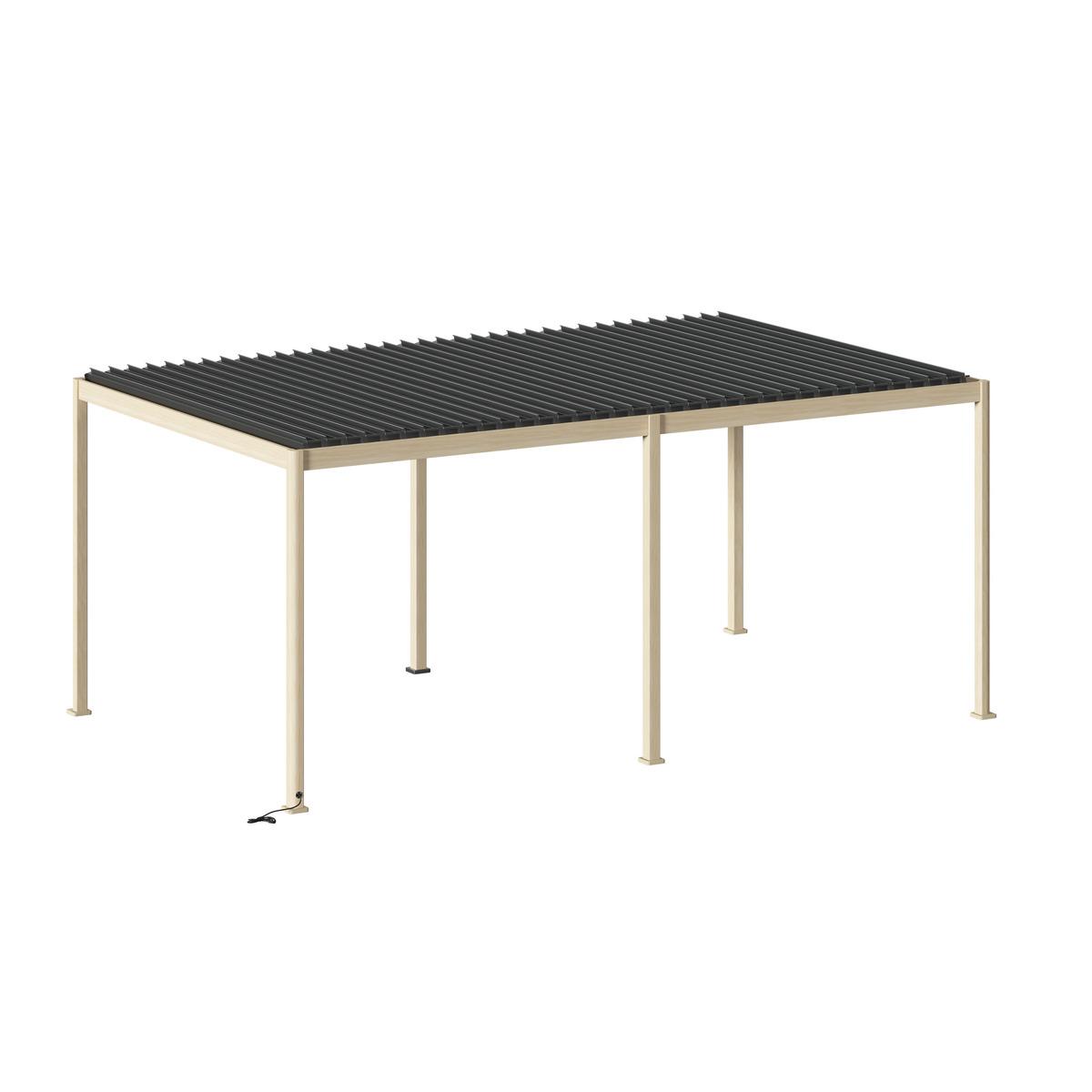 PERGOLA EVORA ELECTRIQUE 6X3.6M