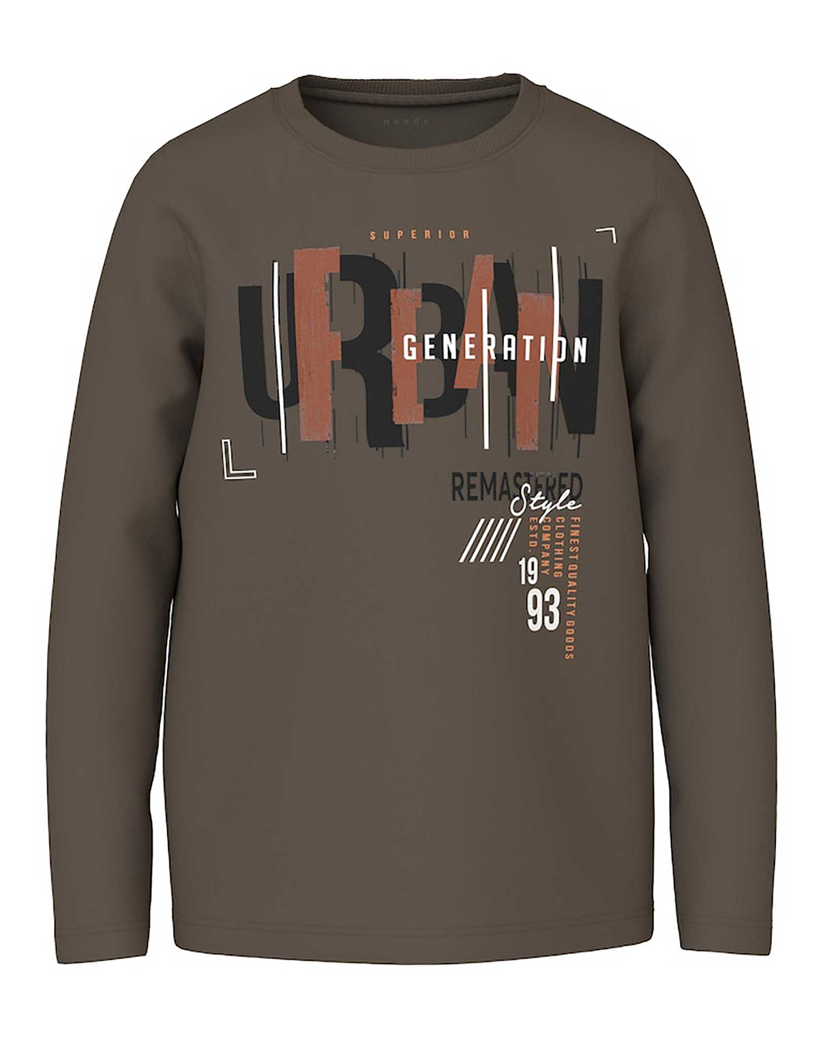 Langarmshirt NKMVICTOR URBAN GENERATION in crocodile