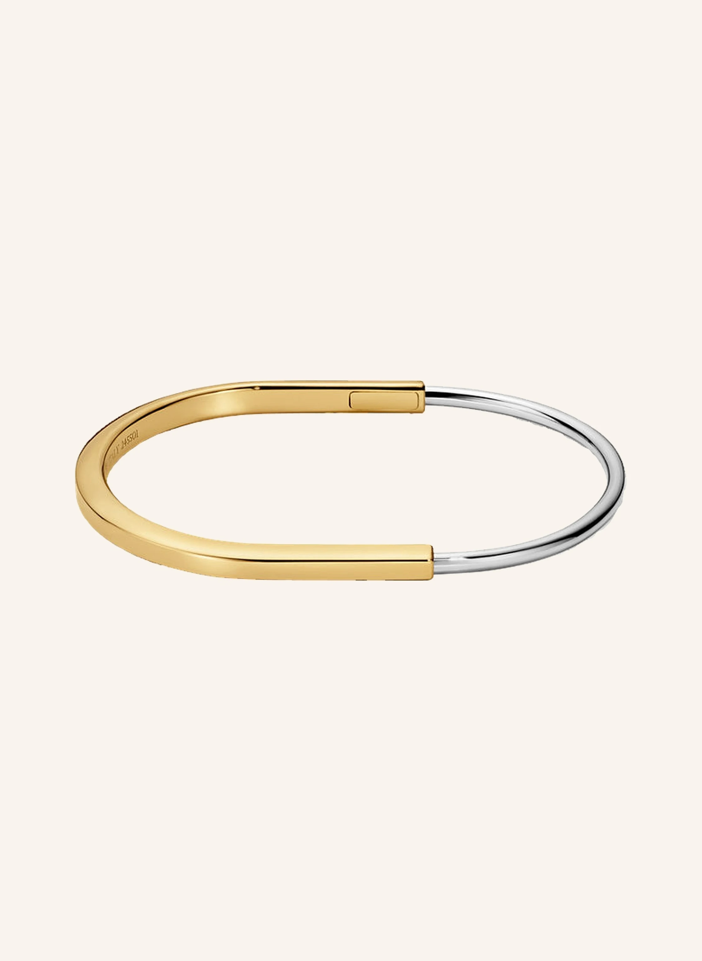 TIFFANY & Co. Tiffany Lock ARMREIF aus 18 Karat Gelb- und Weißgold