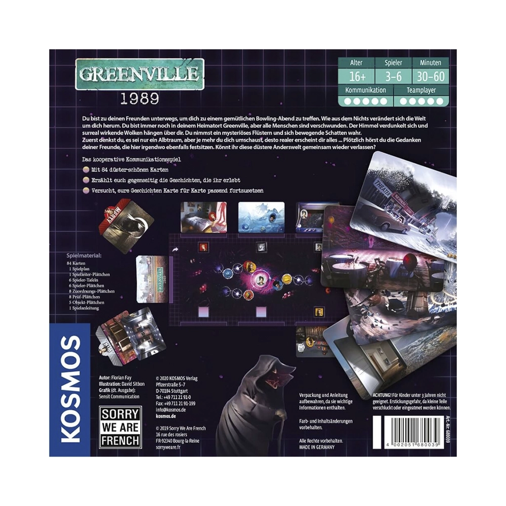 Kosmos Greenville 1989 Gesellschaftsspiel