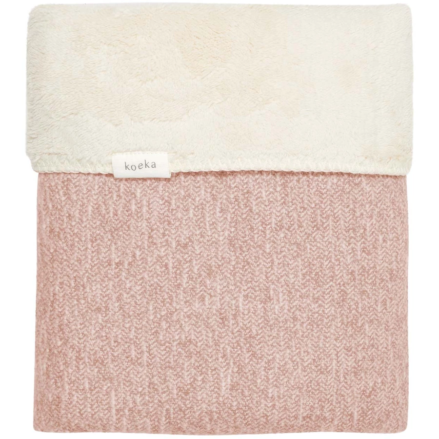 koeka Babydecke Plüsch Vigo Old PinkPebble