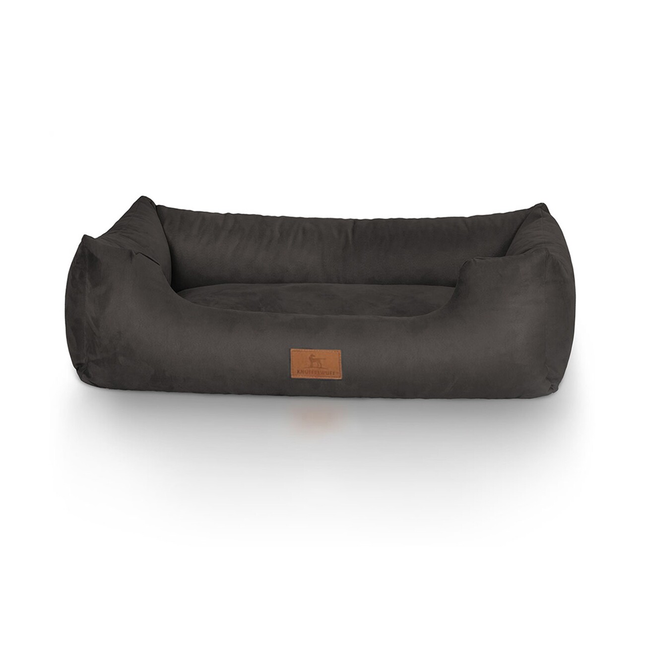 Knuffelwuff Hundebett Dreamline aus Velours schwarz M-L