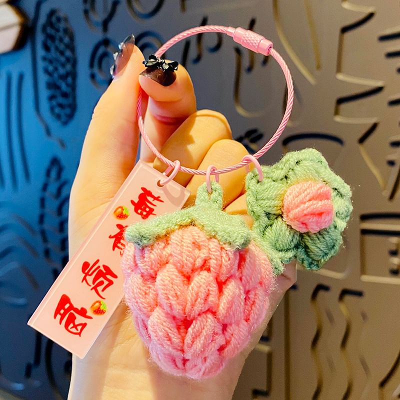 Embroidery Kingdom - DIY haakpakket voor fruit-sleutelhanger (verschillende ontwerpen)
