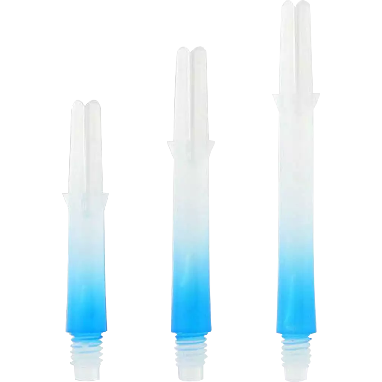 L-Style - L-Shaft Lock Straight TwoTone - Weiß Klar Blau