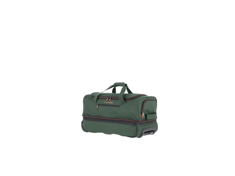 travelite Basics Trolley Reisetasche S erweiterbar, Dunkelg Reisekoffer