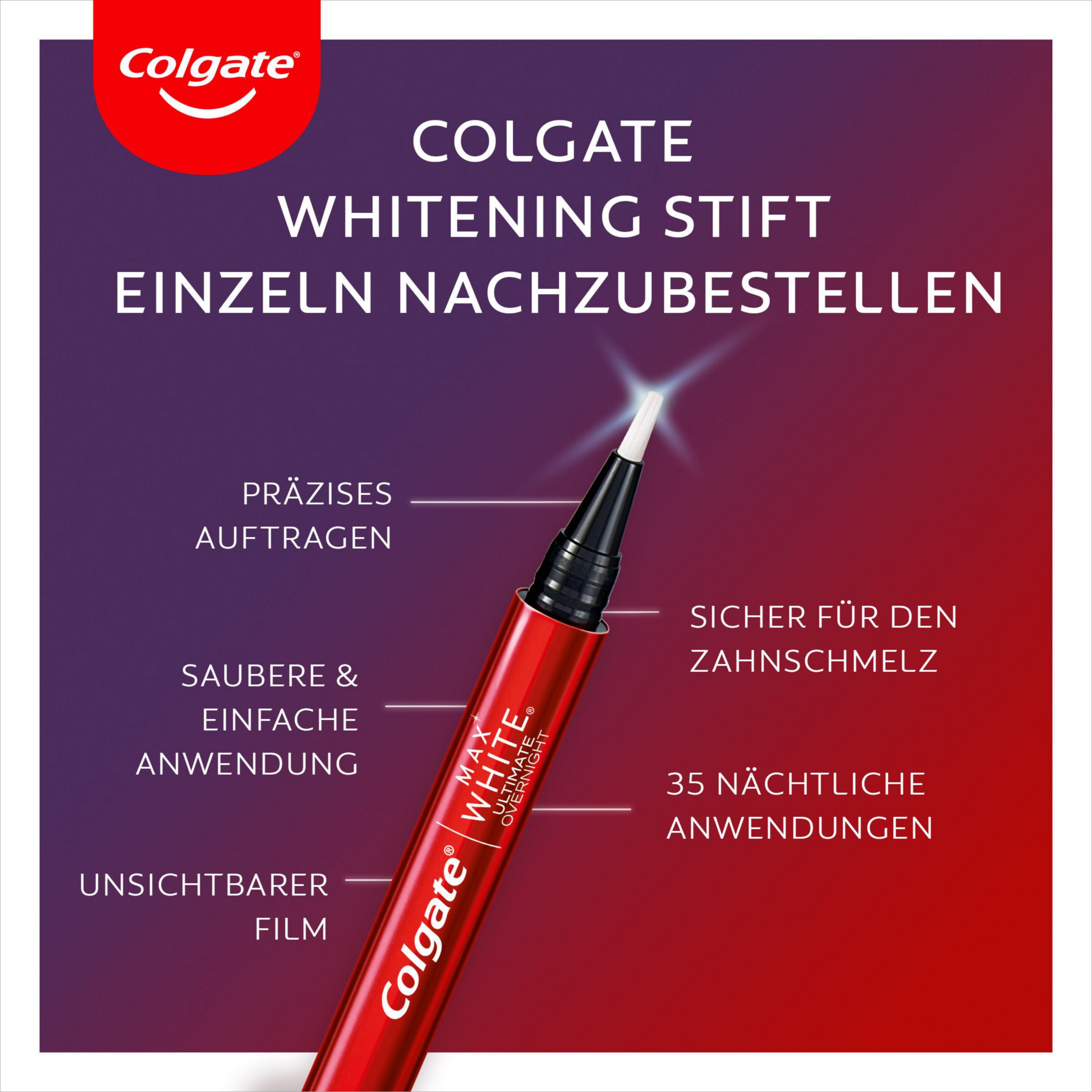 Colgate® Max White Ultimate LED-Whitening-Kit mit KomfortFit-Adapter