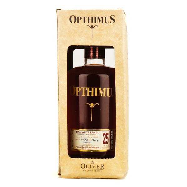 Opthimus 25 ans - rhum dominicain - 38%
