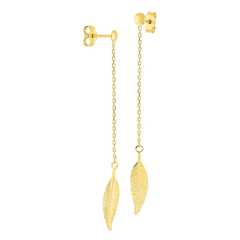 Boucles d'oreilles pendantes femme - Or 9 Carats