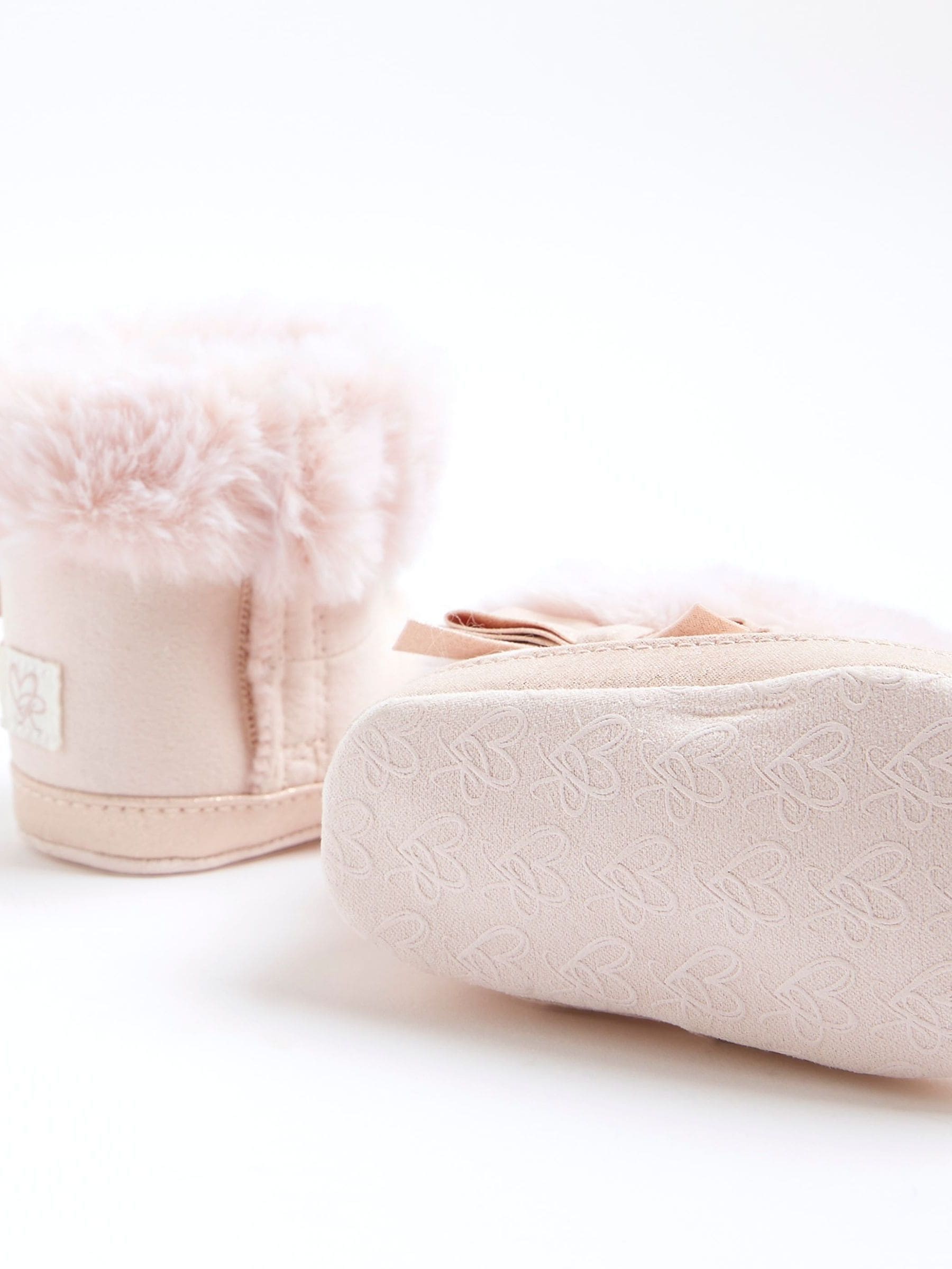 River Island Bow Suedette Booties